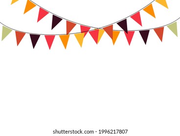 background with birthday theme with colorful banner design