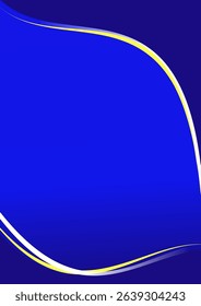 Background Biru dengan garis kuning