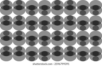 background with black circles, abstract background two tone gray dot pattern on white background. checkerboard pattern backdrop and wallpaper template. classic polka dot seamless repeat fabric design