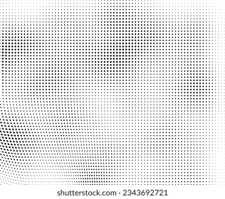 Fondo de puntos negros sobre blanco. Textura abstracta de medio tono