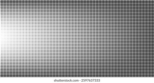 Background with black dots - stock vector Black and white dotted halftone background. Abstract halftone background with wavy surface made of gray dots on white texture modern style