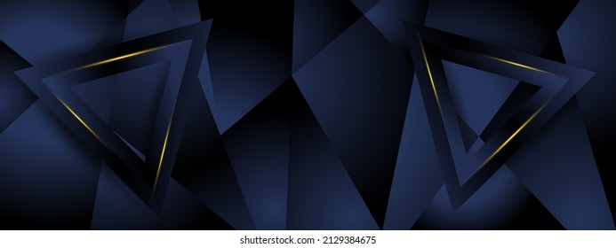 background black gold line elegant vector dark triangle luxury