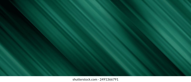 Fondo negro y verde oscuro son claros con el degradado es la superficie con Plantillas de metal textura líneas suaves degradado técnico abstracto diagonal fondo negro plateado elegante con gris.