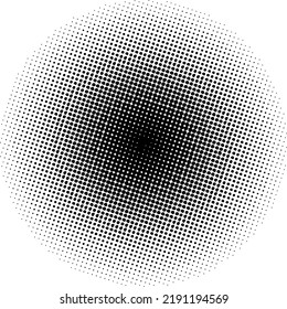 Background with black halftone dots vector. High Resolution.