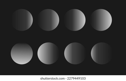 luna de fondo de gradiente de metal negro