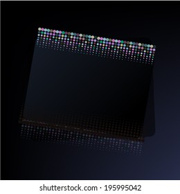 background black paper. Vector 