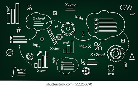  schwarzer Hintergrund, Schemaformel   Institut, Grafik, Getriebe