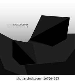 Background with black stones. 