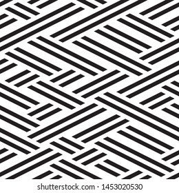 Background with black streaks. Vector seamless texture. Geometric abstract background. 