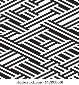 Background with black streaks. Vector seamless texture. Geometric abstract background.