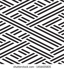 Background with black streaks. Vector seamless texture. Geometric abstract background. 