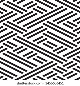 Background with black streaks. Vector seamless texture. Geometric abstract background. 