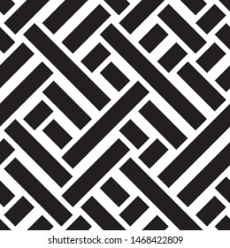 Background with black streaks. Vector seamless texture. Geometric abstract background.