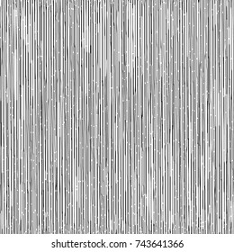 Background with black thin stripes and speckles. Overlaying vector vertical background