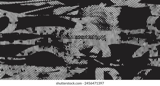 Background black and white abstract texture vector illustration with dark spots,dots, scratches and lines