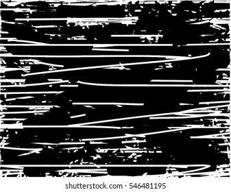 Background black and white abstract texture vector with  dark spots, nets, lines and drawing