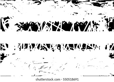 Background black and white abstract texture vector with  dark spots, nets, thick light line i the middle  and drawing