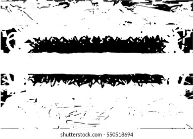 Background black and white abstract texture vector with  dark spots, nets, thick light line i the middle  and drawing