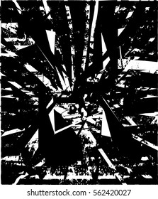 Background black and white abstract texture vector with  dark spots, nets, lines and drawing
