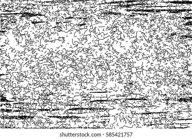 Background black and white abstract texture vector with  dark spots, nets, lines and drawing