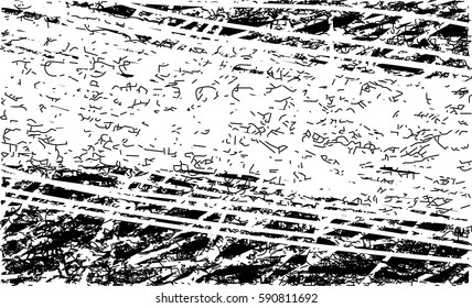 Background black and white abstract texture vector with  dark spots, pale nets, lines and drawing