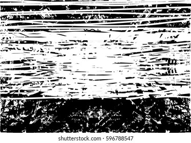 Background black and white abstract texture vector with  dark spots, nets, lines and drawing