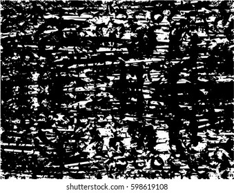 Background black and white abstract texture vector with  dark spots, nets, lines and drawing
