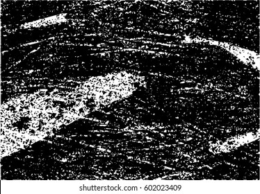 Background black and white abstract texture vector with  dark spots, nets, lines and drawing