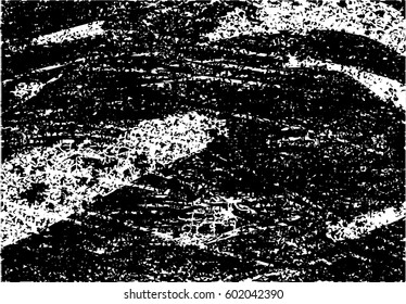 Background black and white abstract texture vector with  dark spots, nets, lines and drawing