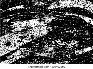 Background black and white abstract texture vector with  dark spots, nets, lines and drawing