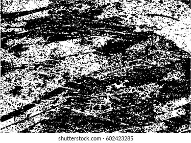 Background black and white abstract texture vector with  dark and light spots, nets, lines and drawing