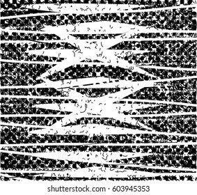 Background black and white abstract texture vector with  dark spots, nets, lines and drawing