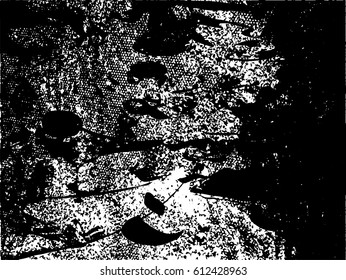 Background black and white abstract texture vector with  dark spots
