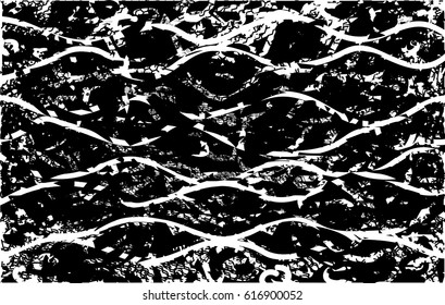Background black and white abstract texture vector with  dark spots,lines and drawing