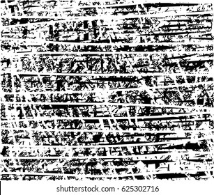 Background black and white abstract texture vector with  dark spots, nets, lines and scratches 