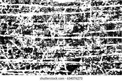 Background black and white abstract texture vector with  dark spots, nets, lines and scratches