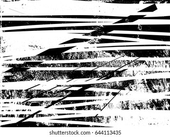 Background black and white abstract texture vector with  dark spots, nets, lines and scratches