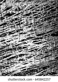 Background black and white abstract texture vector with  dark spots, nets, lines and scratches