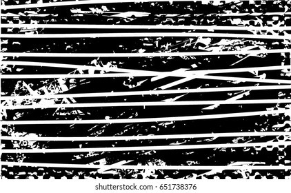 Background black and white abstract texture vector with  dark spots, nets, lines and scratches