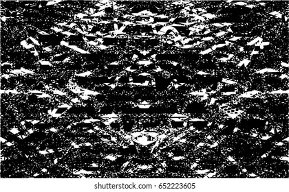 Background black and white abstract texture vector with  dark spots, lines and scratches