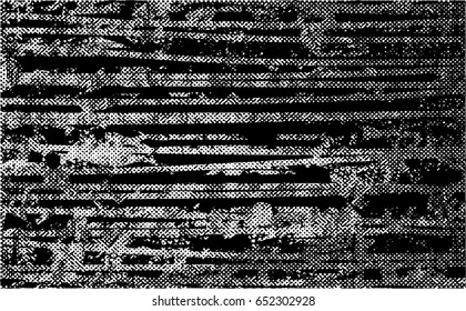 Background black and white abstract texture vector with  dark spots, lines and scratches
