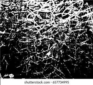 Background black and white abstract texture vector with  dark spots and lines