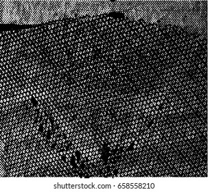 Background black and white abstract texture vector with  dark spots, pale nets, lines