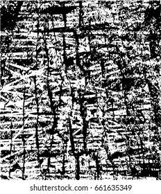 Background black and white abstract texture vector with  dark spots and lines  