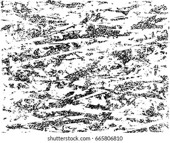 Background black and white abstract texture vector with  dark spots, scratches and lines 
