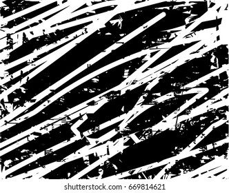 Background black and white abstract texture vector with  dark spots and lines 