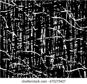 Background black and white abstract  texture vector illustration with  dark spots, scratches and lines