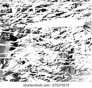 Background black and white abstract  texture vector illustration with  dark spots, scratches and lines