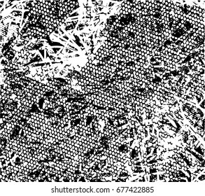 Background black and white  abstract  texture vector illustration with  dark spots,nets, scratches and lines