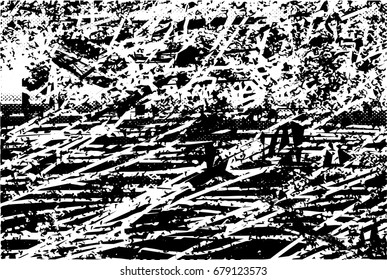Background black and white  abstract  texture vector illustration with  dark spots,scratches and lines